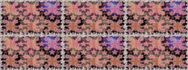 Şirin çiçek elementleri. Kusursuz. Raster illüstrasyonu. Tarafsız renklerde çiçekler.