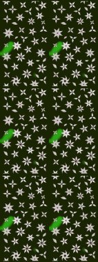 Çiçekli karalama şeklinde Raster çiçek deseni. Yumuşak, yaz çiçekli arka plan. Gri ve nötr renkte çiçekler.