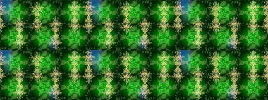 Arkaplanda soyut kar taneleri olan düz tasarım. Raster illüstrasyonu. Kar taneleri deseni. Kar tanesi süsleme deseni. Kar taneleri arkaplanı.