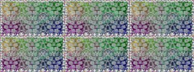 Klasik çiçek tasarımı elementleri. Raster illüstrasyonu. Gri kıvırcık çiçekler gri renkte şekillenir.