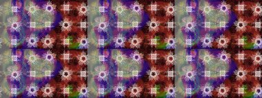 Kar taneleri radyal kahverengi, nötr ve gri renkler. Renkli arka planda güzel kar taneleri. Raster illüstrasyonu..