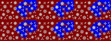 Kırmızı renklerde çiçek desenli çizimler, el yapımı papatyalar, papatyalar. Tekrar eden çiçek arkaplanı, zarif kırmızı çiçek duvar kağıdı.