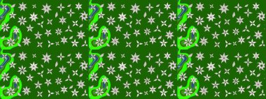 Çiçekli çiçek deseni, suluboya. Raster deseni. Süslü kumaş deseni.