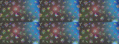 Ev dekoru. Paisley el çizimi elementler. Fantezi çiçekli eskiz deseni, doğal duvar kağıdı, çiçek desenli kıvrımlı illüstrasyon.