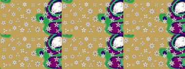 Küçük çiçekteki sevimli çiçek deseni. Raster illüstrasyonu. Tony 'nin kumaş kalıbını çiz. Modaya uygun kumaş deseni.