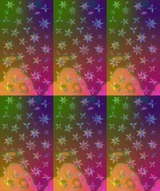 Raster Güzel kumaş deseni. Çiçek arkaplan ile soyut zarafet çizim deseni.