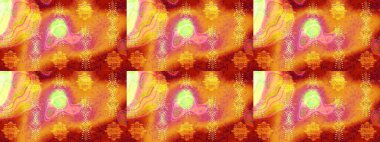 Halk tarzı. Moda baskıları için zarif bir şablon. Modern çiçek arkaplanı. Parlak renkli çiçekleri ve turuncu, sarı ve kırmızı renkte yaprakları olan muhteşem bir çiçek deseni..