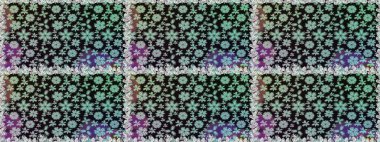 Raster dikişsiz şirin çiçek deseni. Tatil havası. Nazik romantik baskı. Gri renkli çiçekler. Bahar mevsimi.