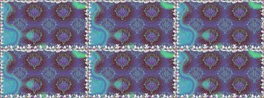 Çiçek desenli raster, mor çizgi grafik desenli soyut raster arkaplan. Modern stil dokusu.