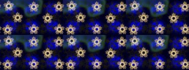 Raster sevimli kar taneleri renkli arka plan üzerinde. Raster resim. Raster kar taneleri desen.