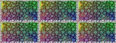 Çiçeksiz desenlerin resmi. Vadinin yeşil renkli çiçekleri.