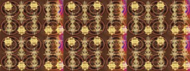 Güzel dekorasyon. Kışın sembolü. İllüstrasyon kar tanesi. Kahverengi, sarı ve bej renklerde ayrık suluboya kar taneleri.