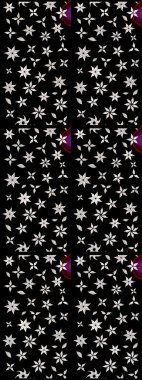 Raster illüstrasyonu. Eski usul. Kumaş, tekstil, duvar kağıdı baskısı için. Tomurcukları papatya çiçekleri olan sevimli bir çiçek deseni. Miles Fleur, süslü püslü bir süs. Taslak arkaplan.