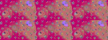 Raster şirin suluboya çiçek desenleri çiziyor. Kartlar, davetiyeler, tarih kartları ve daha fazlası için kullanılabilir. Büyük bir suluboya çiçek seti..