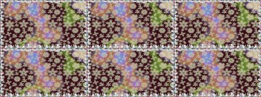 Çiçekli, kusursuz bir arkaplan. Çocuk stili. Renkli Bahar Temalı Kusursuz Arkaplan. Düz Çiçek Elementleri Tasarımı.