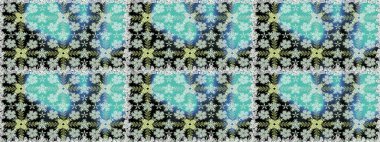 Raster illüstrasyonunda kusursuz çiçek deseni. Tarafsız renklerde çiçekler.