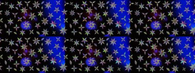 Şatafatlı bahar bahçesi dokusu. Flower eskiz arka planı. Çiçek deseni. Raster illüstrasyonu.