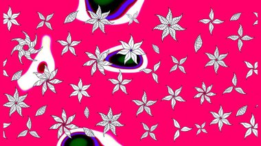 Dekorasyon ve tasarım için güzel bir desen. Moda baskısı. Suluboya çizim kalıbı. Eski model. Raster illüstrasyonu. Çiçeğin suluboya çizimlerinin zarif deseni.