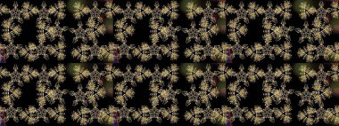 Tekstil, tebrik kartı, boyama kitabı, telefon kılıfı baskısı için kullanılabilir. Etnik Mandala süsü. Raster Henna dövme stili. Hint çiçekli desenli şal desenli..