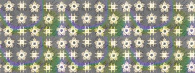 Düz Çiçek Elementleri Tasarımı. Çiçeksel fantezi tasarımı ve parlak bir arka plan çizimi. Renkli Bahar Teması çizim şablonu.