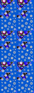 Suluboya desenli çiçek deseni. Çiçeğin suluboya çizimlerinin mükemmel deseni. Dekorasyon ve tasarım için güzel bir desen. Moda baskısı. Ayarlanmış.