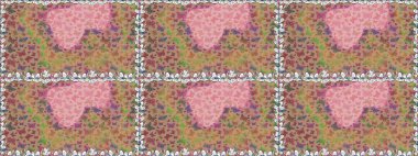 Suluboya stilinde uçan kelebeklerin kusursuz deseni. Doğadaki güzellik. Raster illüstrasyonu. Kumaş, Tekstil, Yazdırma ve Davetiye için arkaplan.