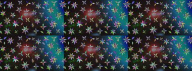 Küçük çiçekteki sevimli çiçek deseni. Gri renkli çiçekler.