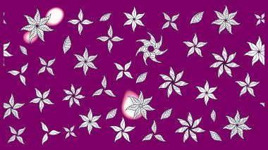 Mor renkli çiçekler. Doodle tarzı. Elle çizilmiş sonbahar çiçeği deseni. Renkli mor çizim kalıbı. Tekstil ve kapak tasarımı için mükemmel.