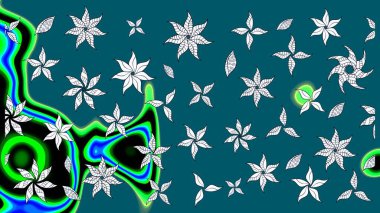 Colour Summer Theme sketch pattern Background. Flat Flower Elements Design. Trendy sketch Floral Pattern In Raster illustration. Beautiful fabric pattern.