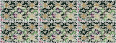 Raster suluboya çiçek deseni, narin çiçekler, gri çiçekler, tebrik kartı şablonu. Raster Güzel kumaş deseni.