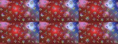 Kızılderili desenli desenli desenli şal deseni. Raster Henna dövme stili. Etnik Mandala süsü. Tekstil, tebrik kartı, boyama kitabı, telefon kılıfı baskısı için kullanılabilir.