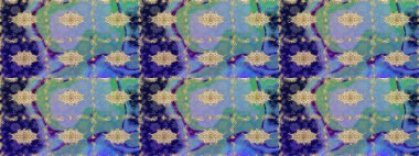 Klasik Raster Golden eskiz kalıbı. Klasik klasik klasik arka plan. Mavi renkler ve altın elementler üzerine çizim. Geleneksel oryantasyon süsü.