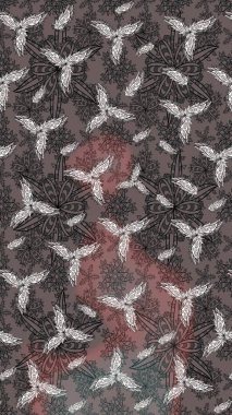 Beautiful watercolor Bouquet of summer flowers sketch pattern. Nice fabric pattern.