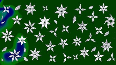 Şatafatlı bahar bahçesi dokusu. Flower eskiz arka planı. Çiçek deseni. Raster illüstrasyonu.