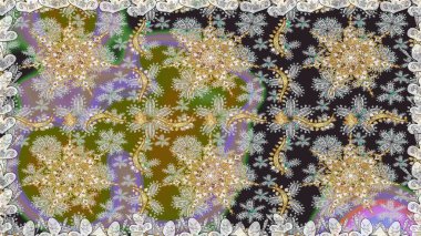 Altın kar taneleri basit, pürüzsüz desen. Soyut duvar kâğıdı, ambalaj dekorasyonu. Kış sembolü, Mutlu Noeller, Mutlu yıllar 2019. Gri renkli Raster altın deseni.