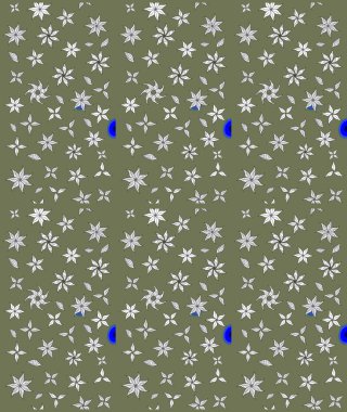 Renkli Bahar Teması eskiz kalıbı. Yeşil renkli çiçekler. Raster illüstrasyonu. Çiçekli çiçek deseni, suluboya. Düz Çiçek Elementleri Tasarımı.