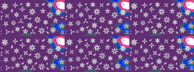 Nazik, narin çiçek arkaplanı. Çiçekli karalama şeklinde Raster çiçek deseni. Hoş renklerde çiçekler.