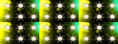 Kar Taneleri Raster illüstrasyonu. Dekorasyon kış kar ikonları. Raster Noel soyut renkli arkaplan ve düşen kar tanesi.