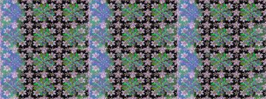Raster resim. Sorunsuz. Sevimli çiçek desenli küçük çiçek.