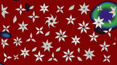 Tatil havası. Nazik romantik baskı. Raster güzel bir çiçek deseni çizmiş. Bahar mevsimi.