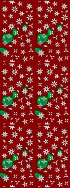 Çiçek desenli çizim. Güzel kumaş deseni. Düz Çiçek Elementleri Tasarımı. Asya tekstil tarzında. Renkli Bahar Teması eskiz kalıbı. Raster illüstrasyonu.