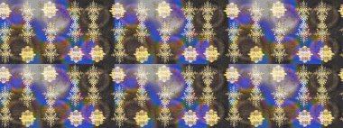 Soyut kar taneleri arkaplanda izole edilmiş düz dizayn. Raster illüstrasyonu. Kar taneleri deseni. Raster kar taneleri arka planda. Kar tanesi renkli desen.