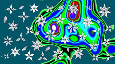 Büyük bir çiçek boyası seti. Kartlar, davetiyeler, tarih kartları ve daha fazlası için kullanılabilir. Raster şirin suluboya çiçek deseni çizimi.