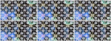 Çiçekli bahar çiçekleri. Motley illüstrasyonu. Küçük renkli çiçekler. Küçük çiçekte güzel bir desen. Moda baskıları için zarif bir şablon.