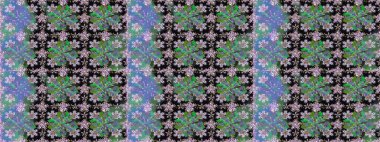 Raster resim. Sorunsuz. Sevimli çiçek desenli küçük çiçek.