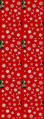 Çiçek duvar kâğıdı. Raster illüstrasyonu. Kırmızı renkte şirin bir tekstil. Çiçek arkaplan. Renkli çizim deseni.