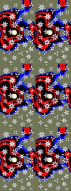 Güzel eskiz şekli. Düz Çiçek Elementleri Tasarımı. Güzel kumaş deseni. Raster çiçekli arka plan. Yazdır. Renkli Yaz Teması çizim şablonu.