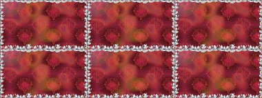 Kusursuz Vintage Çiçek Deseni. Raster Kalça dokusu deseni.