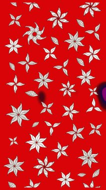 Kırmızı yapraklı yabani çiçekler. Suluboya, elle çizilmiş. Eskiz arkaplan modeli. Raster illüstrasyonu.