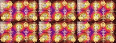 Raster tasarımı. Kar tanesi raster arka planı. Xmas Frost kar taneleri izole edilmiş siluet sembolü. Meteoroloji buz koleksiyonu. Kış kahverengisi, pembe ve sarı Noel Karlar düz kristal element.